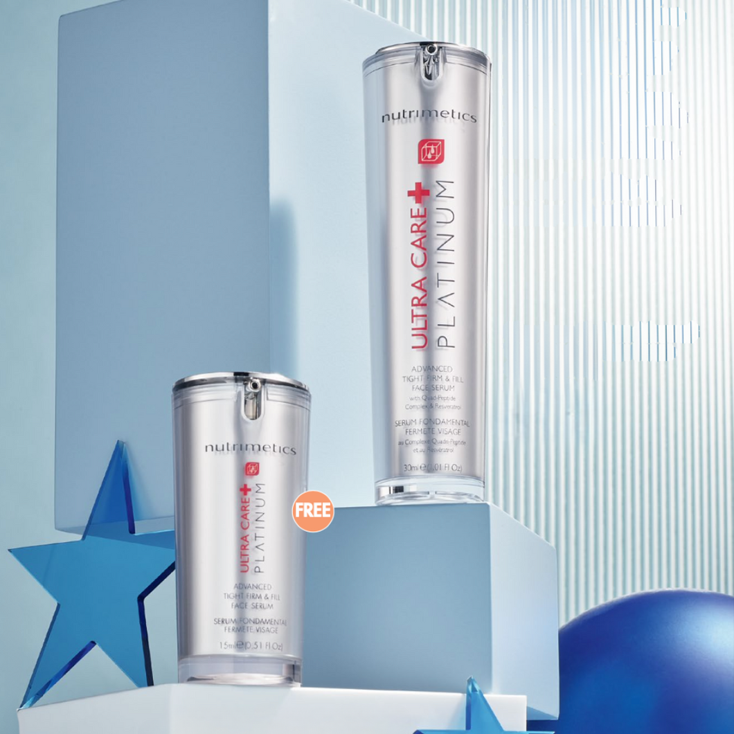 Ultra Care+ Platinum Advanced Tight Firm & Fill Face Serum + FREE Mini Marvel