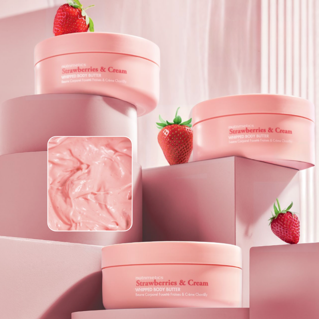 Strawberries & Cream Whipped Body Butter