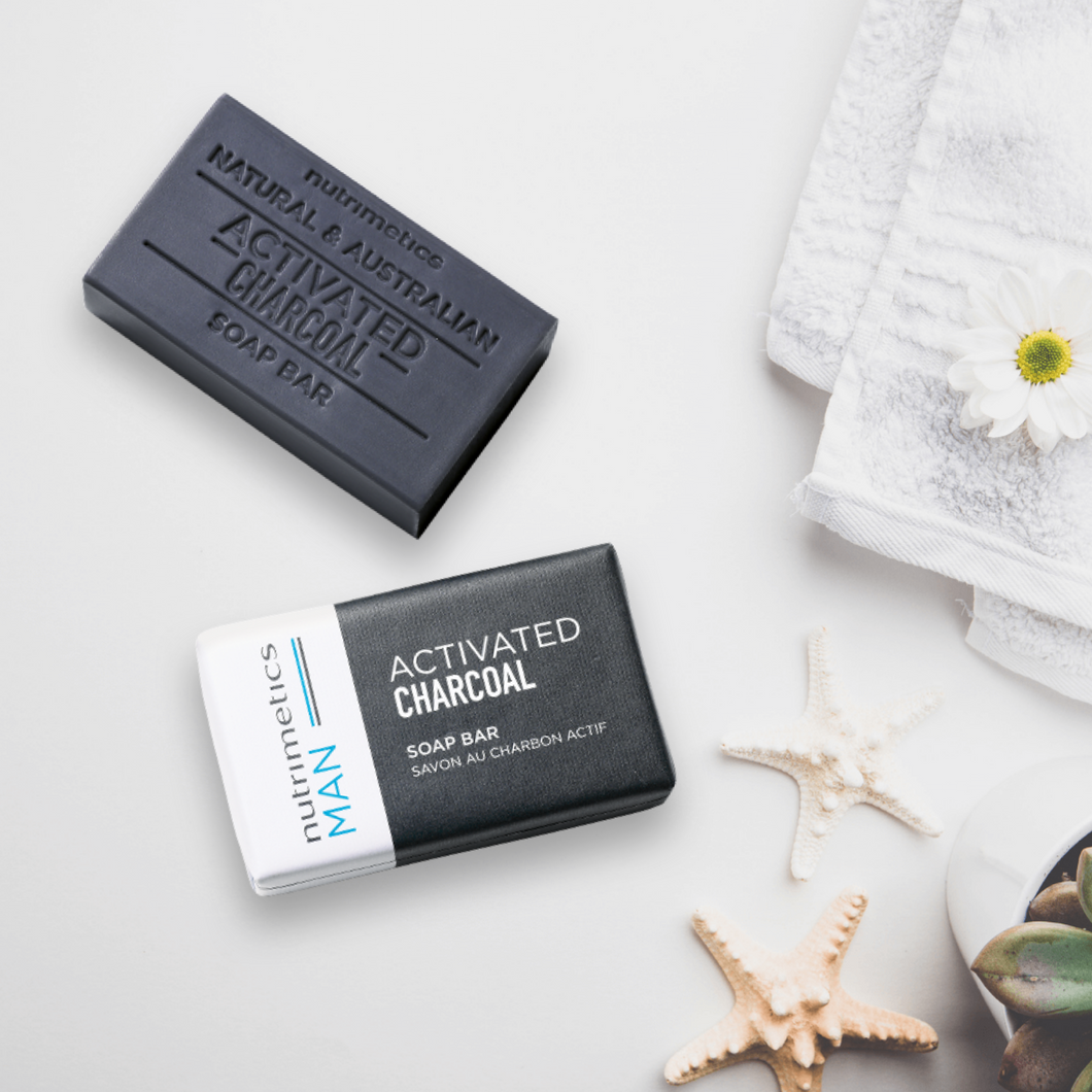 Nutrimetics MAN Activated Charcoal Soap Bar